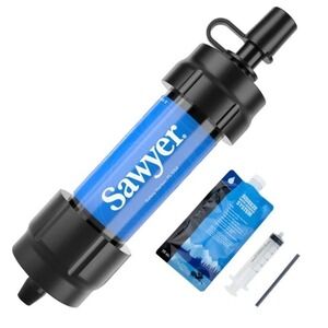 Sawyer Mini Water Filtration System SP128 100,000 Gallon Emergency Survival Tool
